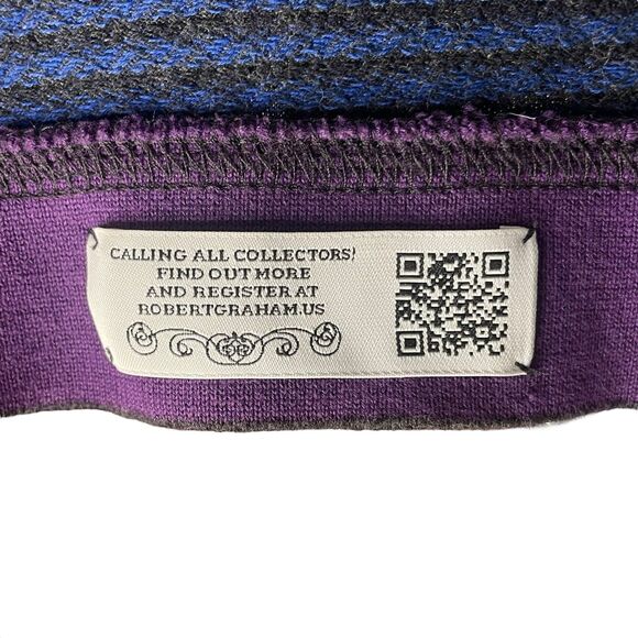 ROBERT GRAHAM Short Sleeve Knit Polo Men’s XL Classic Fit Fitted - Picture 5 of 7